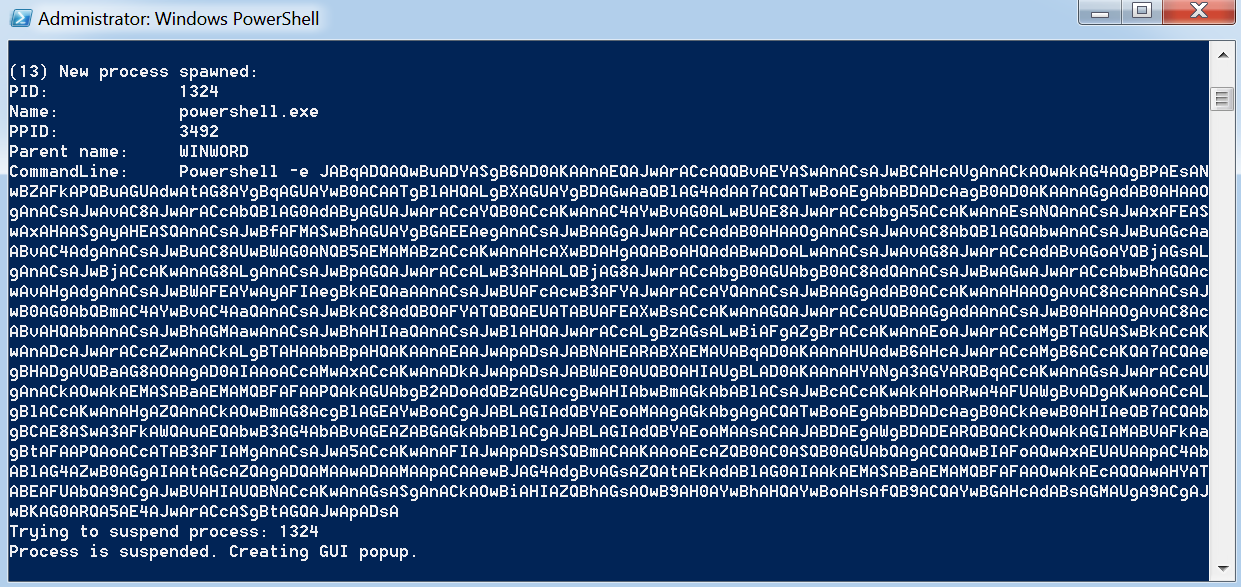 Process Spawn Control